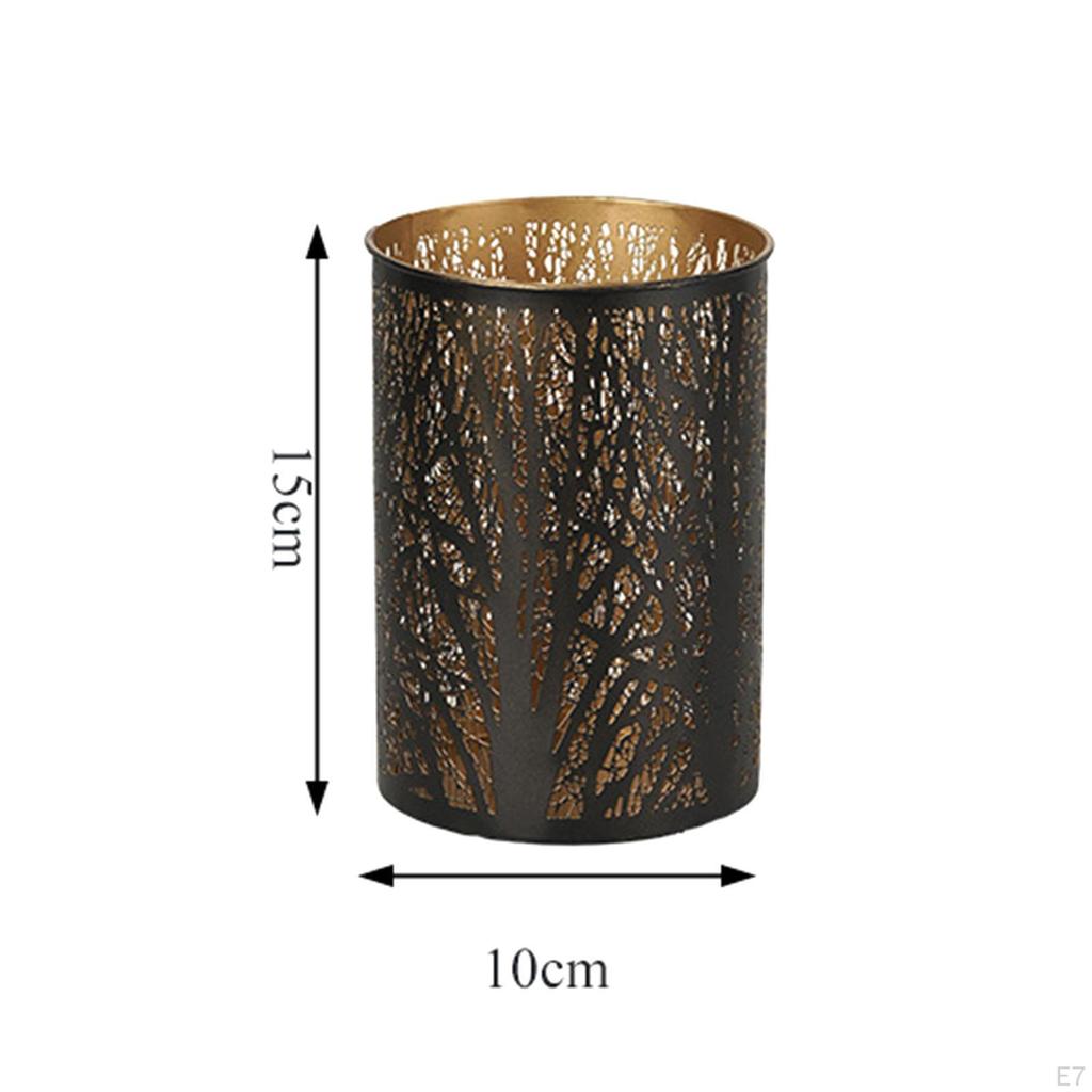 Lysestake Stativ Metall Lysestake Dekorativ Blomsterpotte Dekorasjon