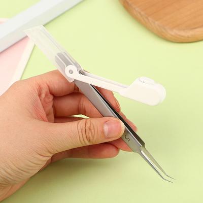 Light Led Acne Needle Tweezers Needle For Splinters Blackhead Removal Acne Clip