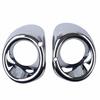 2pcs Car Chrome Front Fog Light Cover Trim For 2013 2014 Mitsubishi Outlander