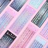 Y2K Cardiac Trajectory Series Laser Stickers Kpop 3-inch Photo Card Holder Frame Decoration Scrapbook Journal DIY Tape