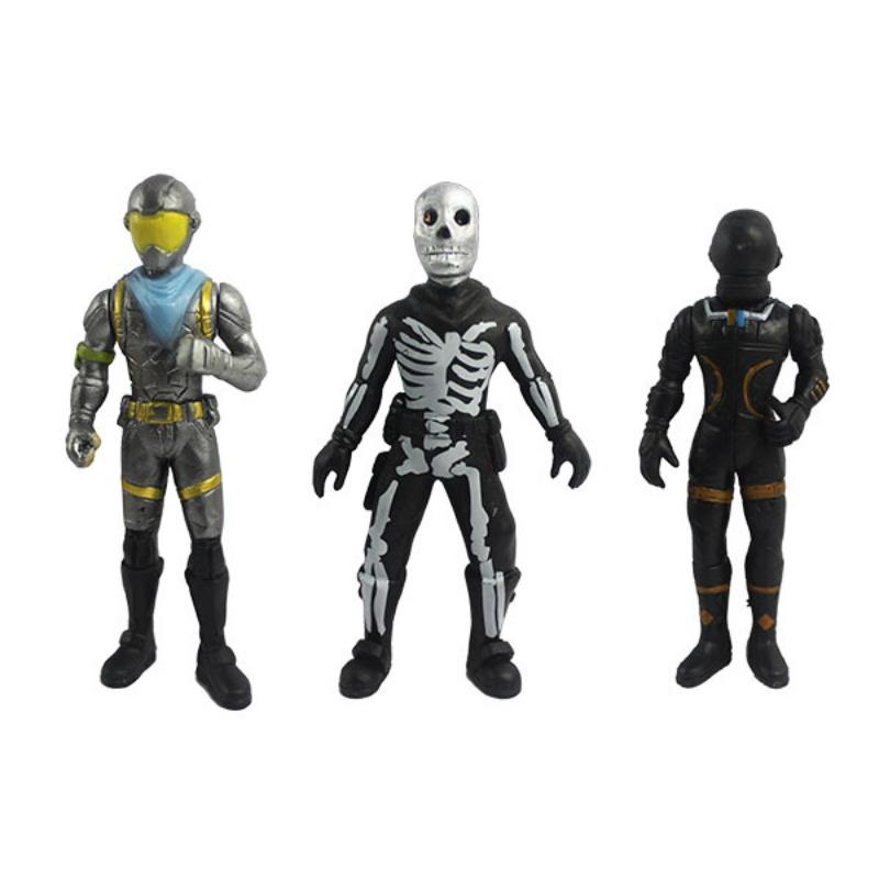 12pcs/set Fortnite Game Action Figure Anime Cartoon Model Toy Doll Kawaii Room Decoration Cosplay Figurin Kids Birthday Gift PVC Poseable Articulated