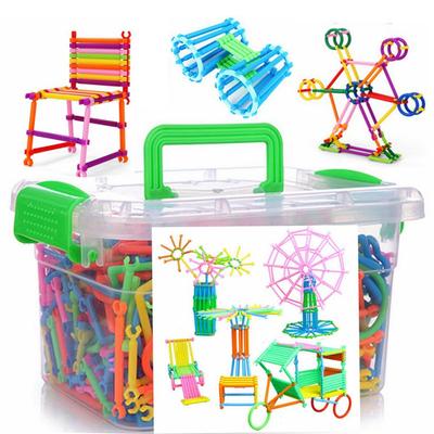 550Pcs Magic Wand Splicing Kindergarten Infant and Child Early Education Educational Plastic Toy Child Building Block