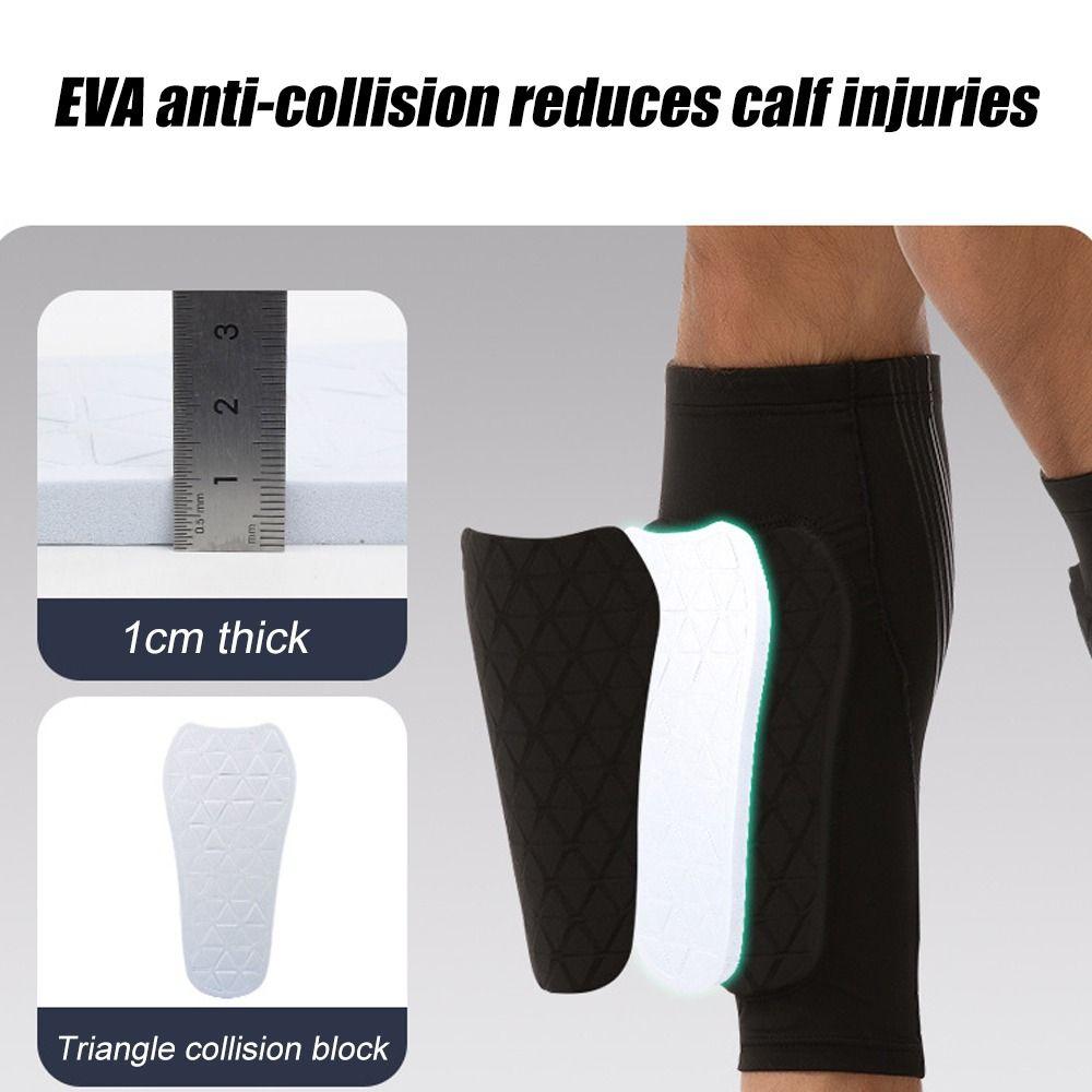 1PC Impact Absorption Soccer Shin Guards Ultra Lightweight Shin Protection Pads  Cycling
