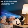 Portable Stroller Fan 3 Speed Pinch-Proof Mini Baby Fan Rechargeable LED Display Car Seat Crib Travel Cooling Fan with Flexible