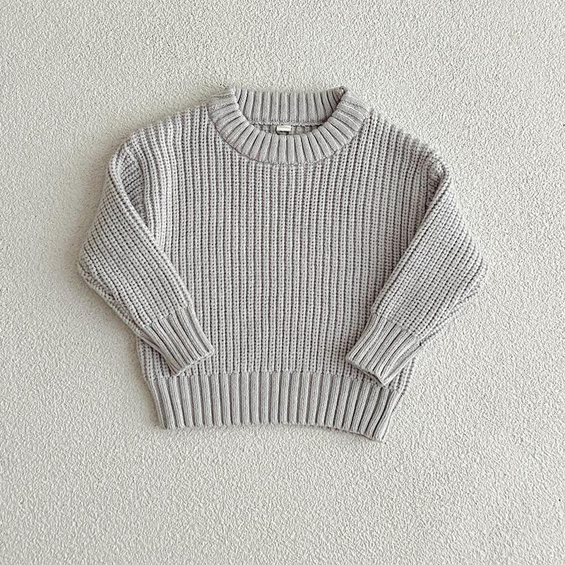 Suéter de Punto para Bebé Niño Niña Ropa Otoño Niño Pequeño Infantil Tejido de Punto Algodón Suave Invierno Manga Larga Tops Jersey para Bebé