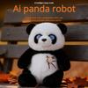 Робот-плюш Panda AI, інтелектуальна інтерактивна іграшка зі світлодіодними очима, голосовим керуванням, USB-зарядкою, компаньйон, подарунок для дітей/розумний дім
