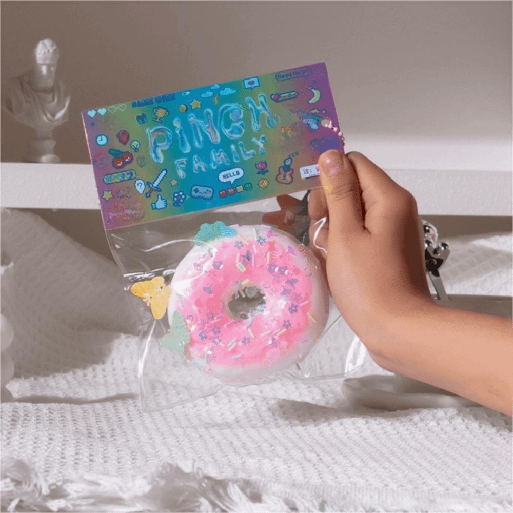 Soft Sticky Doughnut Fidget Toy Slow Rebound Doughnut Squishy Toy Doughnut Kneading Toy  Vent Toys