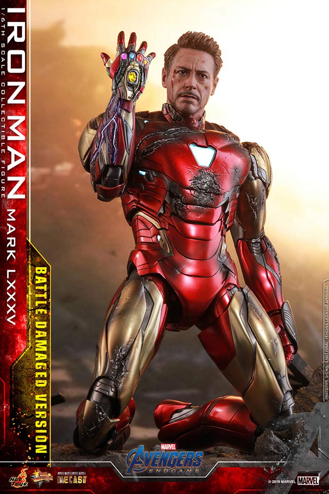 Hot Toys Masterpiece Scale Figure Iron Man Mark 85 Damaged [Movie DIECAST] "Avengers Endgame" 1/6 (Battle Version)