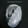 2pcs High Definition Transparent Face Shield | Suitable for Nail Art, Kitchen, Outdoor Use
