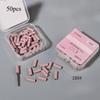 50pcs Mini Zebra Nail Sanding Bands Electric Machine Nail Drill Bits UV Gel Acrylic Polish Remover For Nails Accessory Tool
