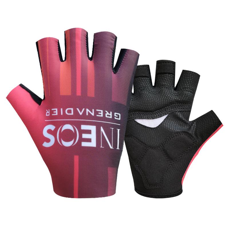 Pro Team 2026 Breathable Cycling Gloves UAE ITALY Road Bike Gloves Men Sports Half Finger Anti Slip MTB Bicycle Glove
