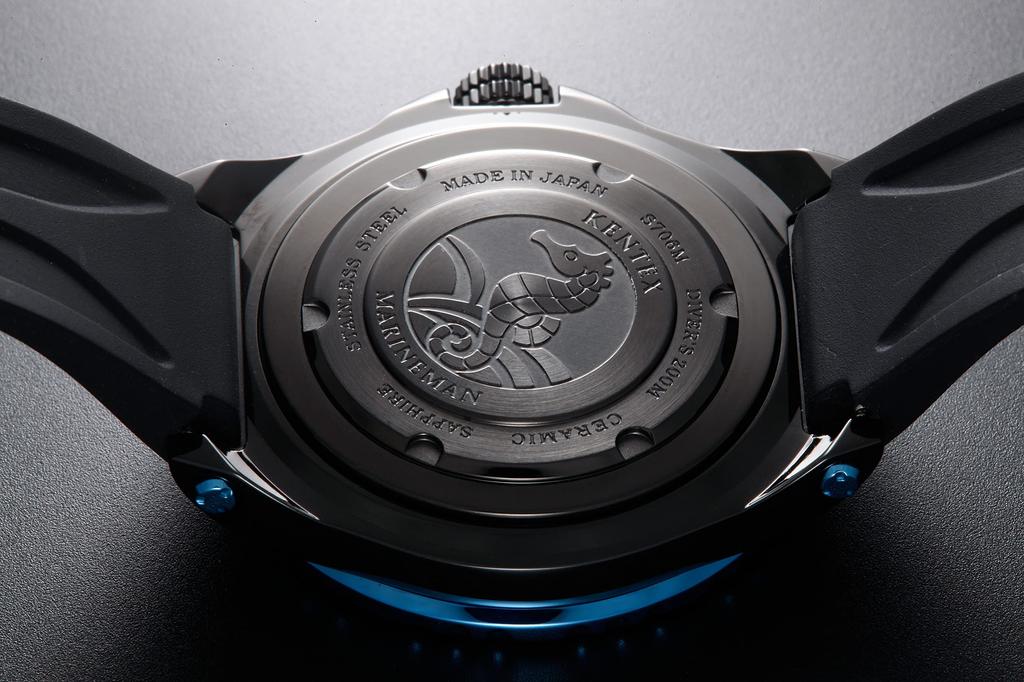 Watch Marineman Seahorse II 200M Waterproof Black [KENTEX] S706M-22 Men's
