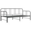 Ausziehbarer Schlafsofa-Rahmen Graues Metall 90x200 cm