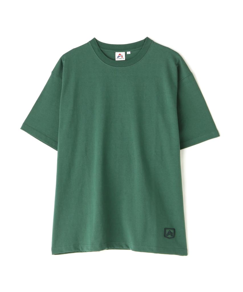 Avirex Little A Short Sleeve T-Shirt, Men's, Size L (140), Green, 783-3134092