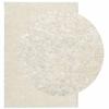 VidaXL Shaggy Rug Shiny Look, Floor Carpet, Area Rug, Rug for Living Room Office Bedroom, Modern, Cream 375664