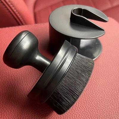 Shine Applicator Vegan Tire Shine With Stand For Auto Detailing Cleaning Service Dust Removal Brushes Car Cleaning Brush