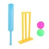 Children Cricket Set Indoor Outdoor Child Sports Game Parent Child Cricket Game with Stumps and 2 Balls Enduring