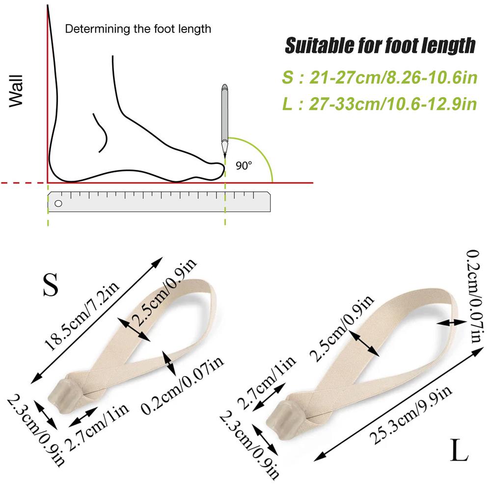 1Pc Ankle Brace Bunion Correctors For Women Men Big Toe Pain Relief Cross Strap Separator