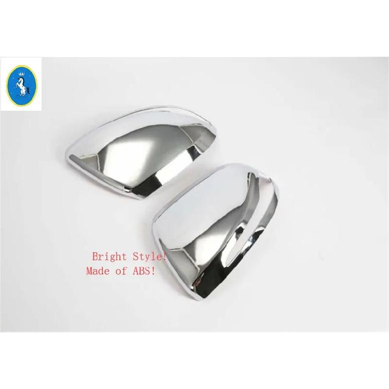 Side Door Rearview Mirror Chrome / Carbon Fiber Exterior Accessories Cover Trim For Mercedes-Benz V Class V260 W447 2014 -