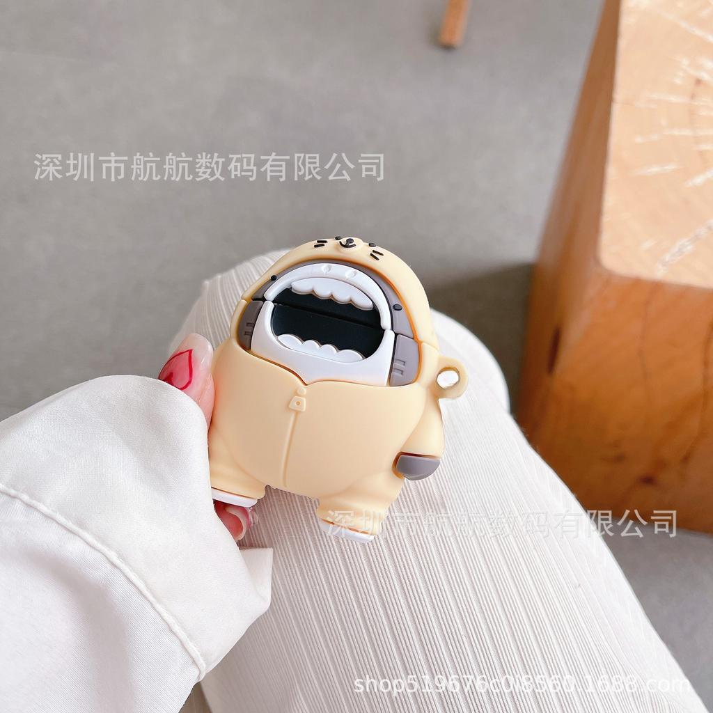 New AirPods earphone case airpodspro1 protective case silicone apple 1 bluetooth earphone case three generations cute 1
