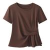 Women's Summer New High Grade Temperament Fashion Chic Short Sleeve Top