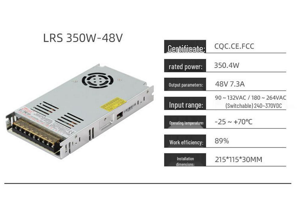 12V 350W Single Output Industrial Power Supply for Vending Machines