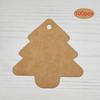 100pcs Kraft Paper Tags, Blank Christmas tree Hanging Gift Tags for Arts And Crafts Decor Gift Wrapping,DIY Craft Blank hang tag