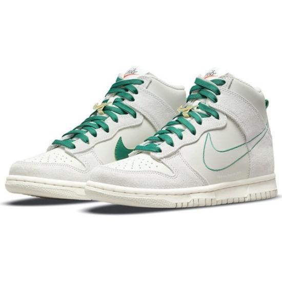 

Nike Dunk High SE First Use Pack Green Noise DD0733-001 EU 38.5 белый