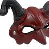 Maschera Unica Diavolo Oscuro Maschera Corna Demone, Accessorio Testa Cosplay di Halloween, Maschera Leggera per Costume di Maschera Feste Horror, Scherzo di Carnevale