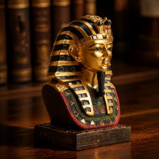 Collectible Retro Study Accents Egyptian Sphinx Statue Resin Ornament, Ancient Figurine, Classic Elegant Window Display Crafts Artistic Sculpture,