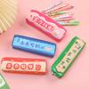 Pencil Case, Cute Inspirational Text Pencil Case, Cartoon High-value Large-capacity Creative Student Small Gift Stationery Box