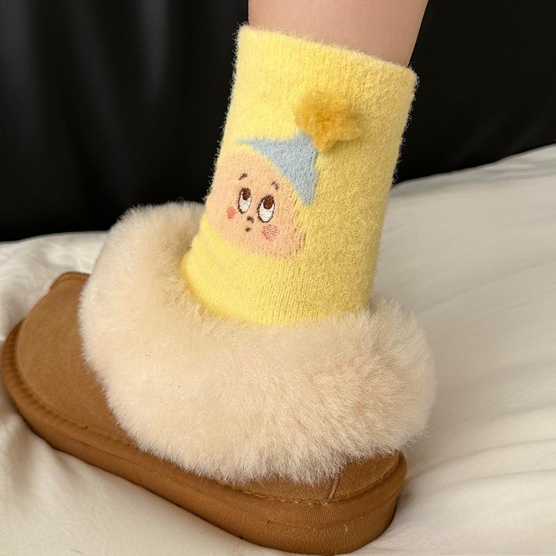 Sock Starman Cloud Fiber Floor Socks - Winter and Autumn Thickened Insulated Warmth-Resistant Anti-Chill Home Sleep Socks