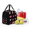 National Pig Day Sticker Pack Insulated Lunch Bag for Women Office Cooler Thermal Food Box Tote Portable Lunch Boxes Container