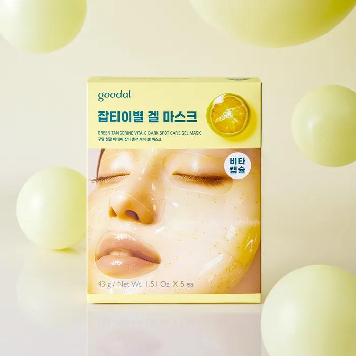 [NEW] Gudal Green Tangerine Vita C Spot Care Gel Mask Planning Set of 5
