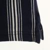 COURREGES Striped Pattern Short Sleeve Polo Shirt XS Navy Men's Used