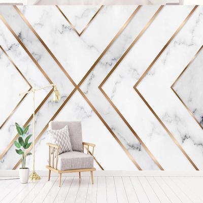 Photo Wallpaper Modern European White Marble Line Murals Living Room Bedroom Study Sofa TV Home Decor Wall Sticker Papel Tapiz 3D