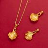 One Leaf Gold Ginkgo Pendant Necklace - Women's Luxury Clavicle Chain