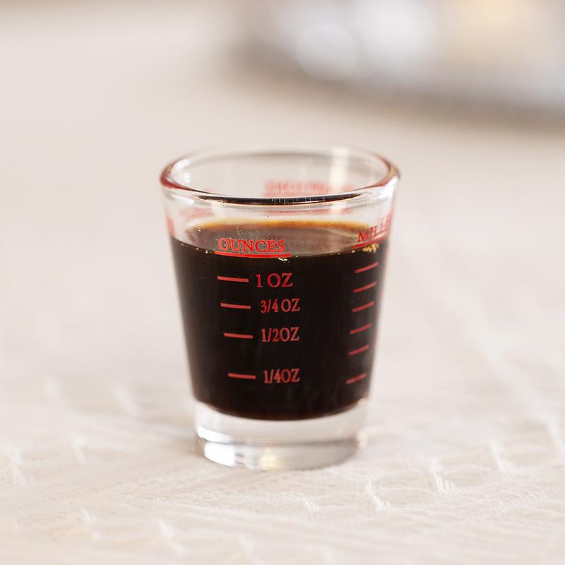 Scale Coffee  Cup Shot Glass, BPA-Free Premium Liquid Heavy Glass, Espresso Measuring Cups, Glass Measuring Baking Cups
