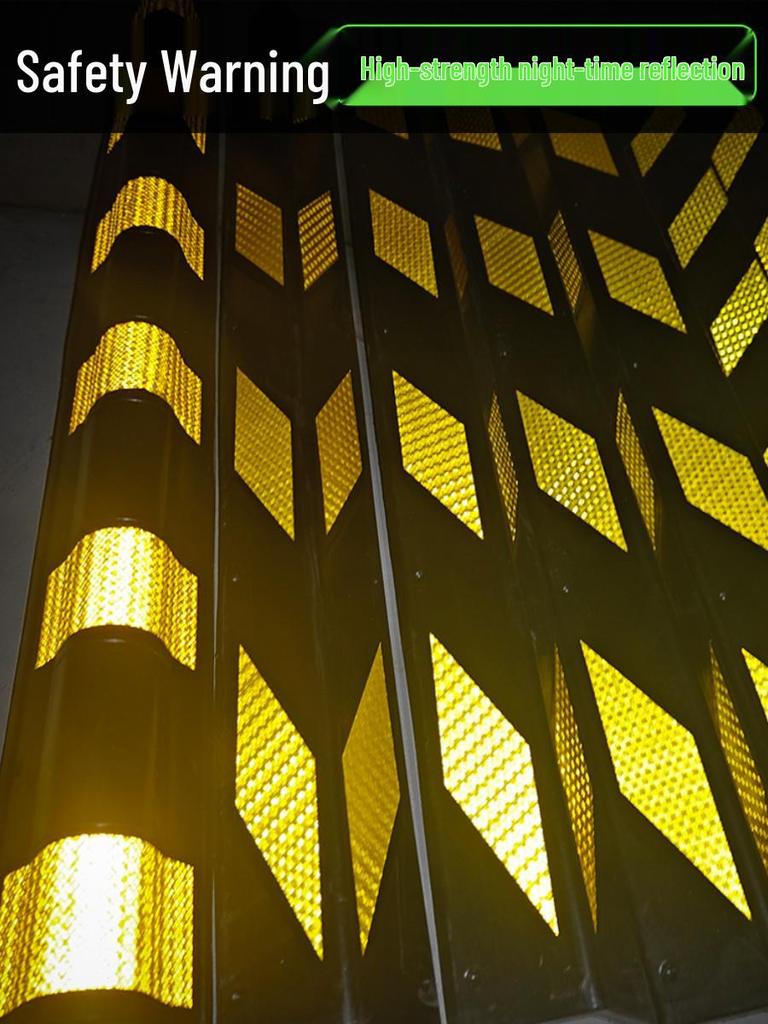 Reflective PVC Rubber Corner Protector for Parking and Staircase Safety