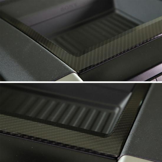 Armaturenbrett Aufbewahrungsbox Abdeckung Zierrahmen Dekor Kohlefaser Für Ford F150 2015-20
