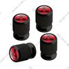 Car CNC Aluminum Japanese Anime Sharingan Eye Emblem For Lexus Honda Nissan Mitsubishi 4pcs Tire Valve Air Port Stem Cover Caps