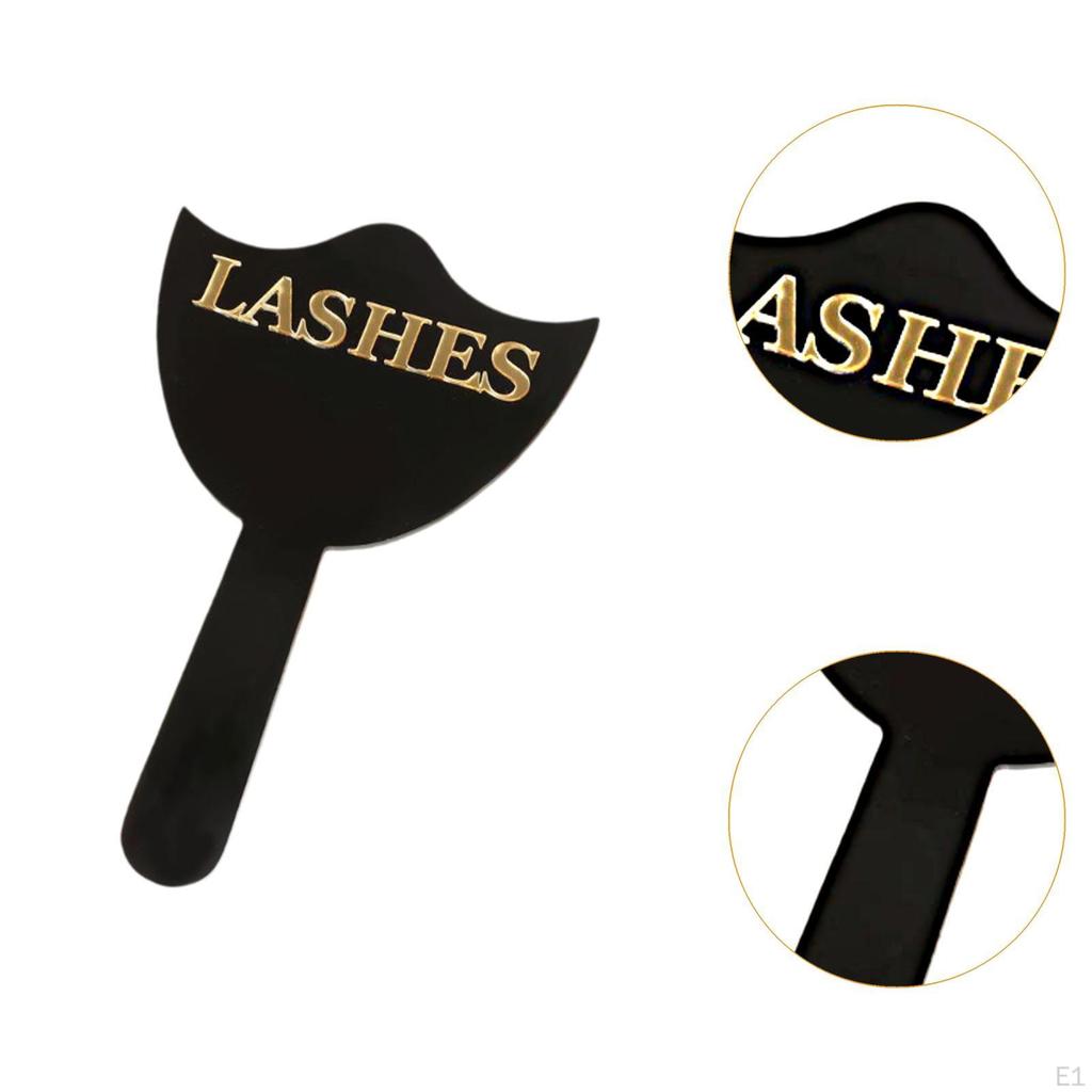 Makeup Hand Mirror ,Acrylic ,Professional, Compact ,Premium Portable Cosmetic with Handle for