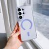Ultra-thin ice-permeable magnetic suction suitable for Samsung S26ULTRA simple mobile phone case S25PLUS high-transparency PC hard protective case