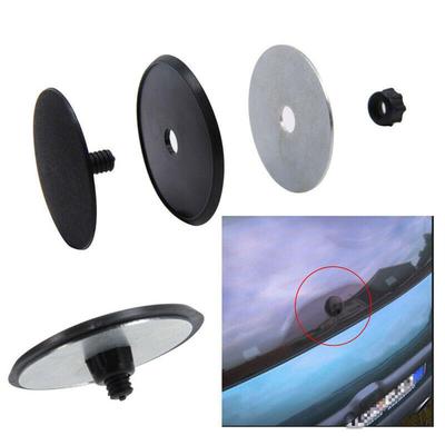 32mm 46mm Μαύρο Κάλυμμα Τρύπας Κεραίας Υαλοκαθαριστήρα Πίσω Τζαμιού Αυτοκινήτου Στόπας Αδιάβροχο Εύκολη Εγκατάσταση Αξεσουάρ Αυτοκινήτου