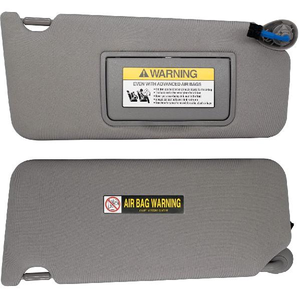 NHILES Passenger Right Sun Visor Compatible With Honda Accord 2008 2009 2010 2011 2012 2013 2014 2015 2016 2017 With Light Replaces # 83230TA0A91ZA