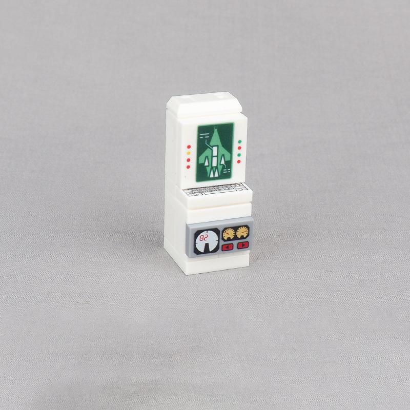 

MOC 1PCS Mini Arcade Games Console Building Blocks Set Room Display Screen Compatible Figures Bricks DIY Toys For Children Gift