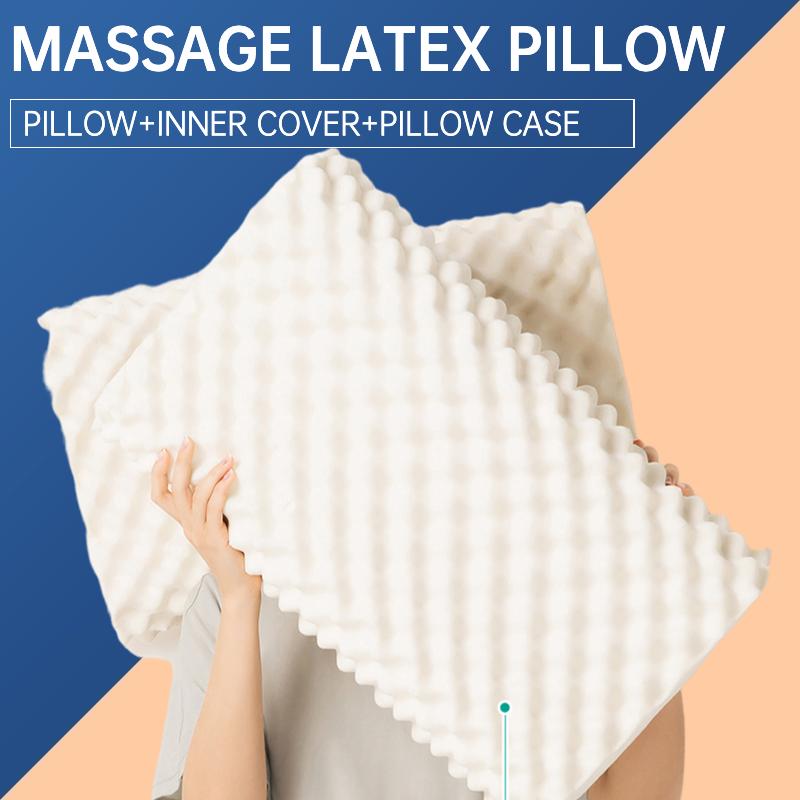 

1 шт. 93% латексная подушка массажные подушки для сна ортопедическая подушка чистый натуральный латекс подушка с эффектом памяти 40x60cm