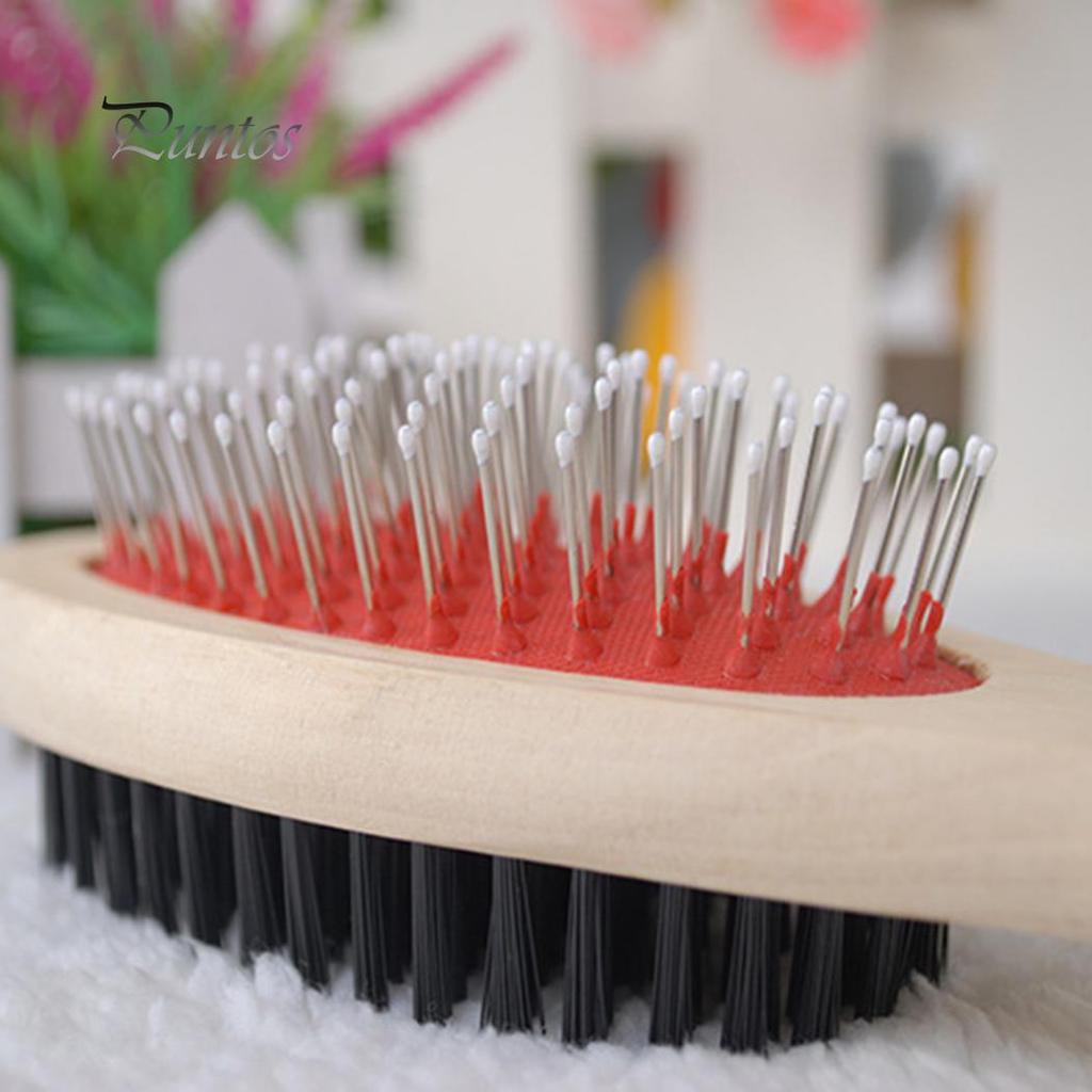 Curăţare pentru îngrijirea animalelor de companie Perie laterală dublă Pieptene Păr Blană