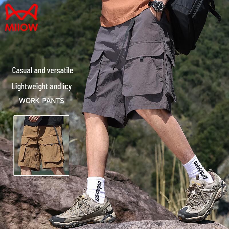 MiiOW Men s Lightweight Outdoor Cargo Shorts 3XL
