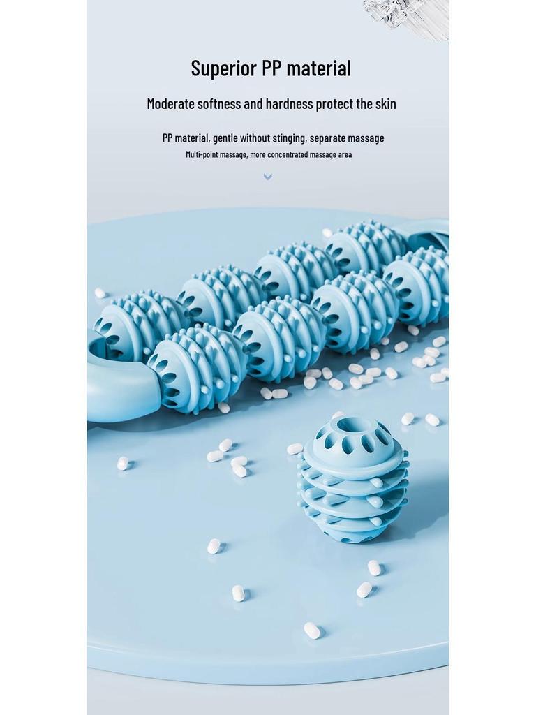 Doppelreihen Yoga Massagestab: Sensorische & Wadenmuskel-Entspannungsrolle für Kinder